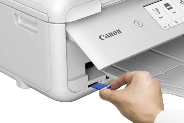 Мастилоструйно многофункционално устройство Canon PIXMA TS9551Ca, цветен, принтер/копир/скенер, A3/A4, 4800 x 1200dpi, 33 стр/мин, Hi-Speed USB, LAN, Wi-Fi, Cloud Link