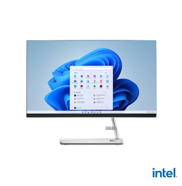 Компютър Lenovo IdeaCentre AIO 3 24IAP7, Intel® Core i5-12450H 8C (3.3/4.4GHz, 12MB Cache), 23.8" (60.45cm) FHD IPS Anti-Glare, 8GB DDR4, 512GB SSD NVMe, HDMI, Free DOS