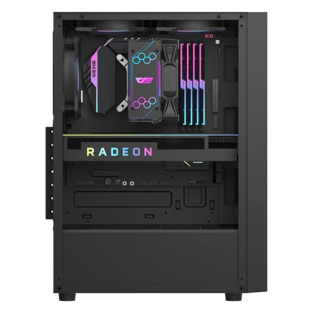 Кутия Darkflash A290 Black, Middle Tower, 1 x USB 3.0, 1 x USB 2.0, 1 x HD Audio, Mini-ITX / mATX / ATX