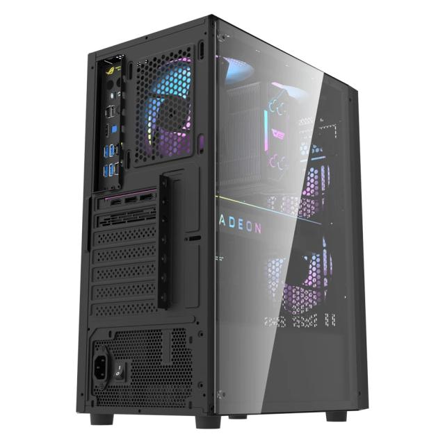Кутия Darkflash A290 Black, Middle Tower, 1 x USB 3.0, 1 x USB 2.0, 1 x HD Audio, Mini-ITX / mATX / ATX