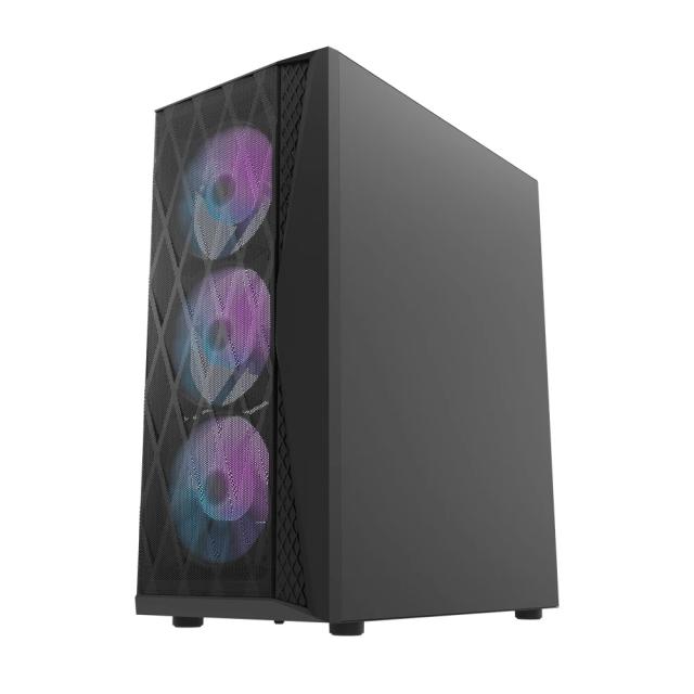 Кутия Darkflash DK352 Black, Middle Tower, 2 x USB 3.0, 1 x HD Audio, Mini-ITX / mATX / ATX