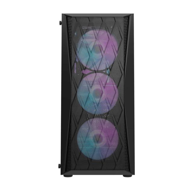 Кутия Darkflash DK352 Black, Middle Tower, 2 x USB 3.0, 1 x HD Audio, Mini-ITX / mATX / ATX