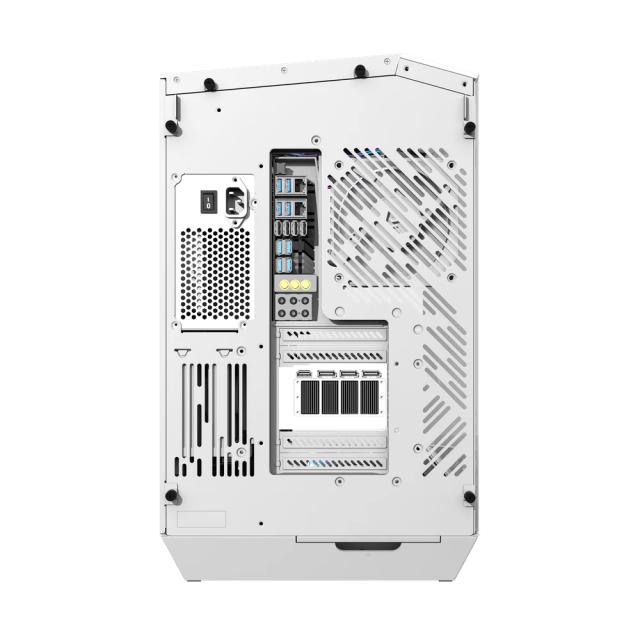 Кутия Darkflash DY470 Ice White, Middle Tower, 1 x USB 3.2 Type-C, 2 x USB 3.0, 1 x HD Audio, Mini-ITX / mATX / ATX