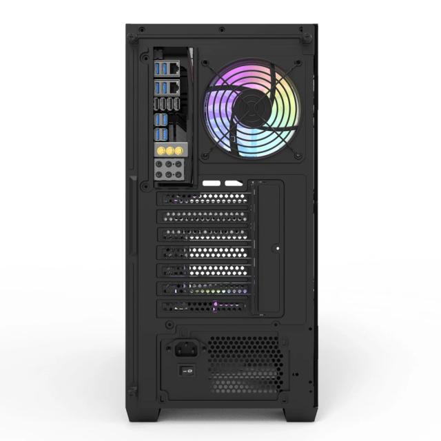 Кутия Darkflash DS900 Black, Middle Tower, 1 x USB 3.1 Type-C, 1 x USB 3.0, 1 x USB 2.0, 1 x HD Audio, Mini-ITX / mATX / ATX