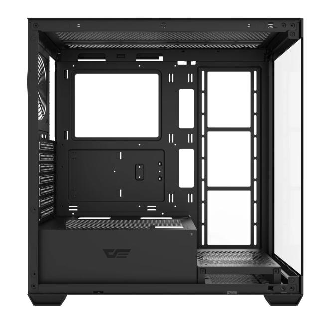 Кутия Darkflash DS900 Black, Middle Tower, 1 x USB 3.1 Type-C, 1 x USB 3.0, 1 x USB 2.0, 1 x HD Audio, Mini-ITX / mATX / ATX