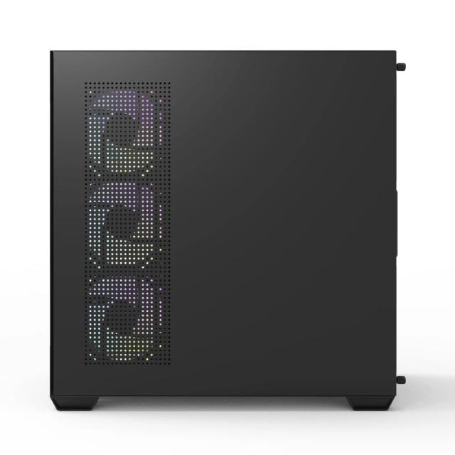 Кутия Darkflash DS900 Black, Middle Tower, 1 x USB 3.1 Type-C, 1 x USB 3.0, 1 x USB 2.0, 1 x HD Audio, Mini-ITX / mATX / ATX
