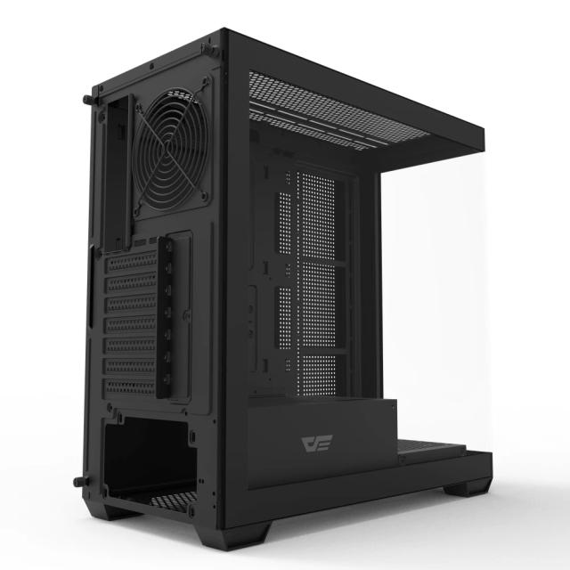 Кутия Darkflash DS900 Black, Middle Tower, 1 x USB 3.1 Type-C, 1 x USB 3.0, 1 x USB 2.0, 1 x HD Audio, Mini-ITX / mATX / ATX