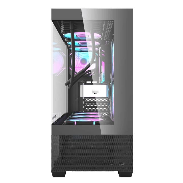 Кутия Darkflash DS900 AIR Black, Middle Tower, 1 x USB 3.1 Type-C, 1 x USB 3.0, 1 x USB 2.0, 1 x HD Audio, Mini-ITX / mATX / ATX