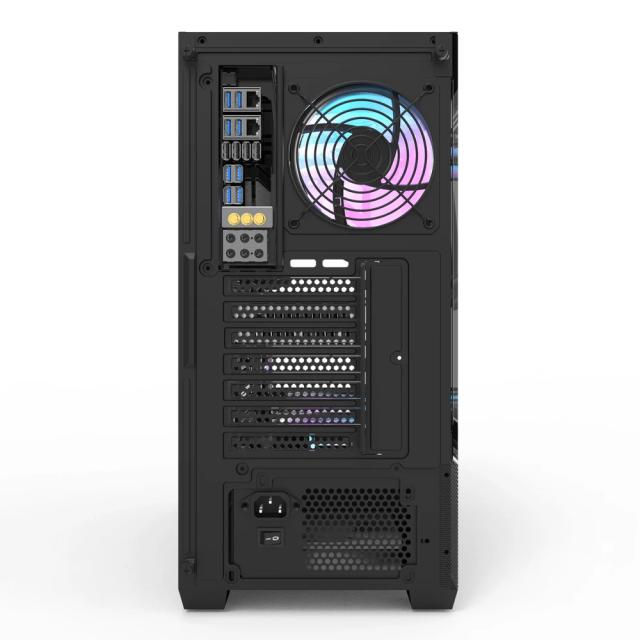 Кутия Darkflash DS900 AIR Black, Middle Tower, 1 x USB 3.1 Type-C, 1 x USB 3.0, 1 x USB 2.0, 1 x HD Audio, Mini-ITX / mATX / ATX