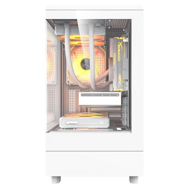 Кутия Darkflash DB330M White, Mini Tower, 1 x USB 3.0, 2 x USB 2.0, 1 x HD Audio, Mini-ITX / mATX