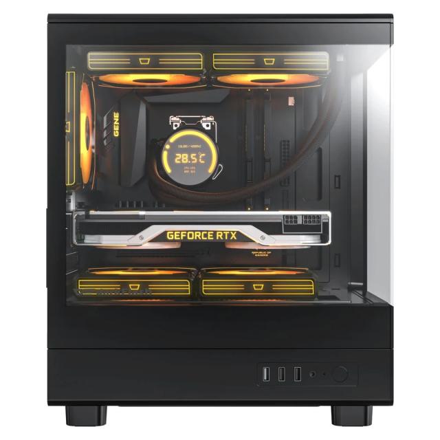 Кутия Darkflash DB330M Black, Mini Tower, 1 x USB 3.0, 2 x USB 2.0, 1 x HD Audio, Mini-ITX / mATX