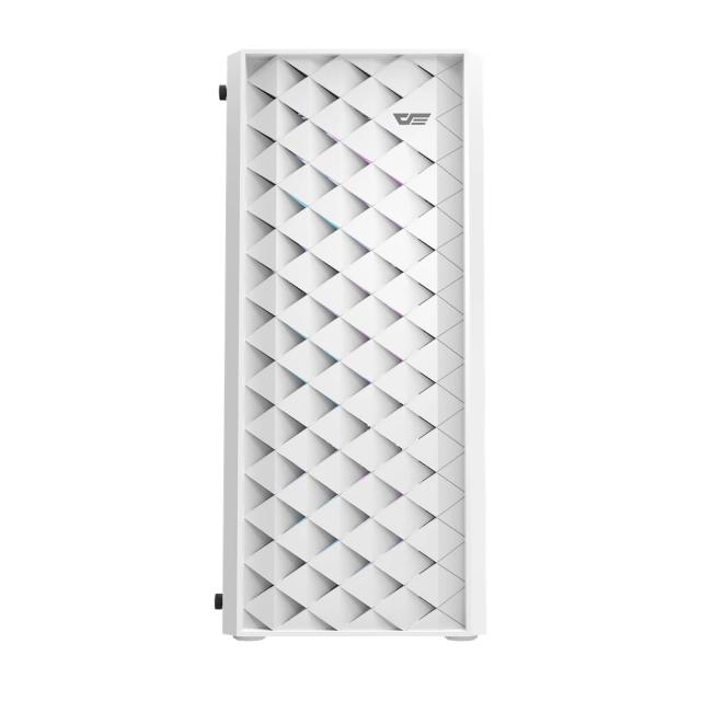 Кутия Darkflash DK351 White, Middle Tower, 2 x USB 3.0, 1 x HD Audio, Mini-ITX / mATX / ATX