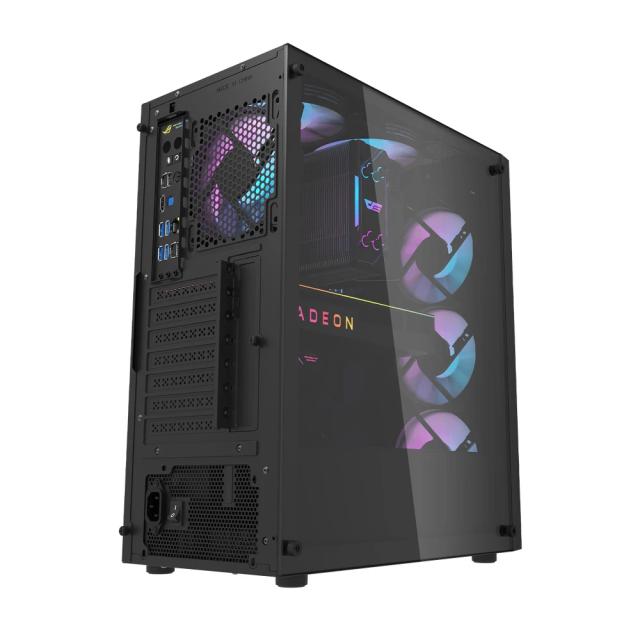 Кутия Darkflash DK351 Black, Middle Tower, 2 x USB 3.0, 1 x HD Audio, Mini-ITX / mATX / ATX