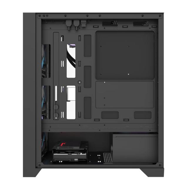 Кутия Darkflash DRX70 Mesh Black, Middle Tower, 1 x USB 3.1 Type-C, 1 x USB 3.0, 1 x USB 2.0, 1 x HD Audio, Mini-ITX / mATX / ATX