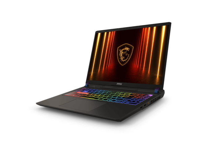 Лаптоп MSI Vector 16 HX AI A2XWHG, Intel Core Ultra 9 275HX 24C (2.7/5.4 GHz, 36 MB cache), 16" (40.64 cm) WQXGA Anti-Glare Display, GF RTX 5070 Ti 12GB, 32GB DDR5, 1TB SSD, 2x Thunderbolt 5, Windows 11 Home,