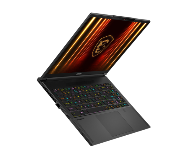 Лаптоп MSI Stealth A16 AI+ A3XWHG, AMD Ryzen AI 9 HX 370 12C (2.0/5.1GHz, 36 MB cache), 16" (40.64 cm) WQXGA IPS 240Hz OLED Display, GF RTX 5070 Ti 12GB, 32GB LPDDR5X, 1TB SSD, 1x USB 4.0 Type-C, Windows 11 Home