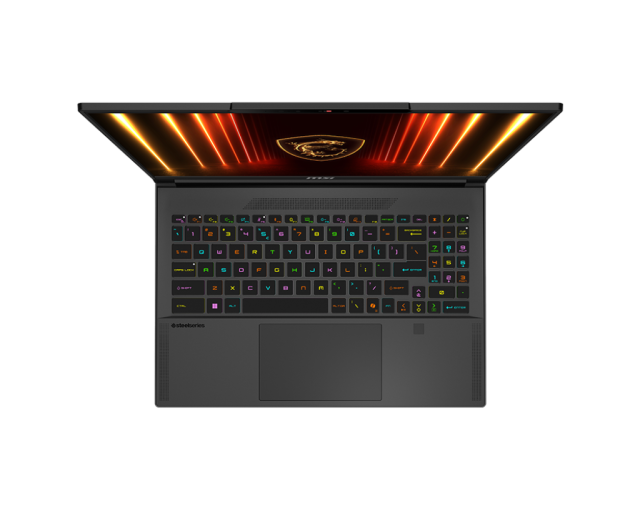 Лаптоп MSI Stealth A16 AI+ A3XWHG, AMD Ryzen AI 9 HX 370 12C (2.0/5.1GHz, 36 MB cache), 16" (40.64 cm) WQXGA IPS 240Hz OLED Display, GF RTX 5070 Ti 12GB, 32GB LPDDR5X, 1TB SSD, 1x USB 4.0 Type-C, Windows 11 Home