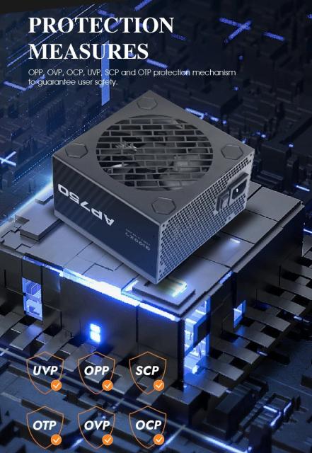 Захранване Darkflash Aigo AP750, 750W, Active PFC, 80 Plus White