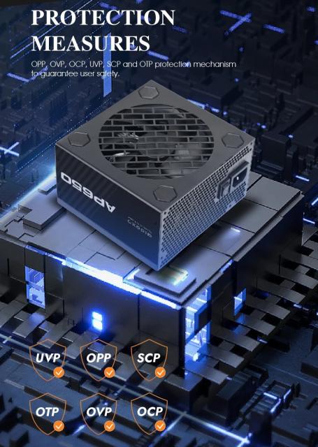 Захранване Darkflash Aigo AP650, 600W, Active PFC, 80 Plus White