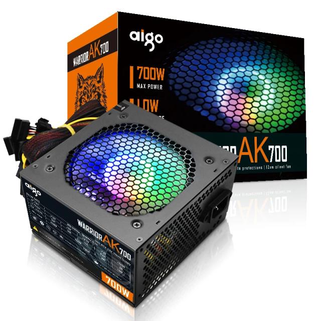 Захранване Darkflash Aigo AK700 RGB, 700W, Active PFC, 80 Plus