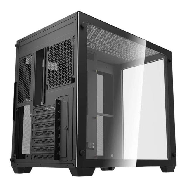 Кутия Darkflash Aigo C285 Black, Middle Tower, 1 x USB 3.0, 2 x USB 2.0, 1 x HD Audio, Mini-ITX / mATX / ATX