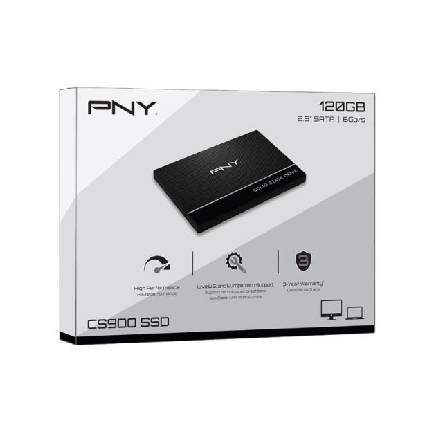 PNY CS900, 120GB SSD, 2.5" SATA III 6Gb/s 