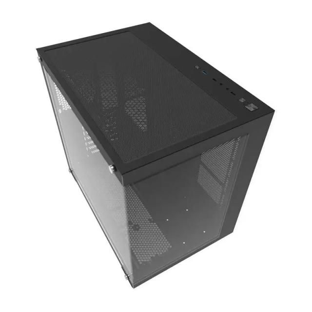 Кутия Darkflash C285P Black, Middle Tower, 1 x USB 3.0, 2 x USB 2.0, 1 x HD Audio, Mini-ITX / mATX / ATX