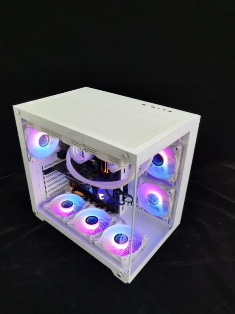 Кутия Darkflash C285P White, Middle Tower, 1 x USB 3.0, 2 x USB 2.0, 1 x HD Audio, Mini-ITX / mATX / ATX