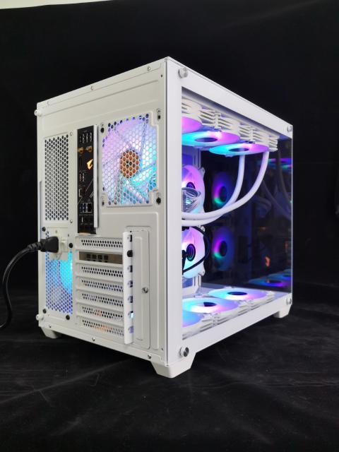 Кутия Darkflash C285P White, Middle Tower, 1 x USB 3.0, 2 x USB 2.0, 1 x HD Audio, Mini-ITX / mATX / ATX