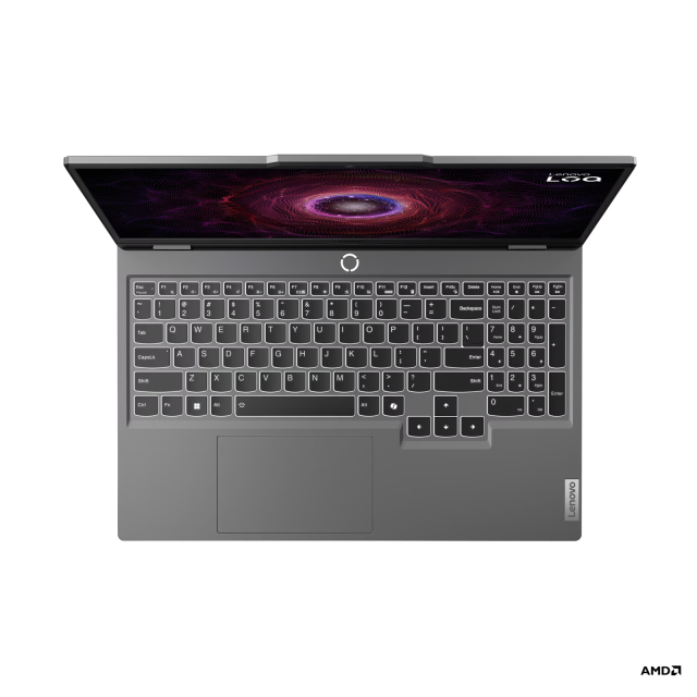 Лаптоп Lenovo LOQ Gaming 15ARP9, AMD Ryzen 7 7435HS 8C (3.1/4.5GHz, 16MB Cache),, 15.6'' (39.62 cm), Full HD, 144Hz, NVIDIA GF RTX4050 6GB GDDR6, 24GB DDR5, 512GB M.2 NVMe SSD , Free DOS
