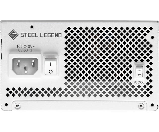 Захранване Asrock Steel Legend White SL-1000GW, 1000W, Active PFC, ATX 3.1, PCIe 5.1, 80 PLUS Gold, Full Modular