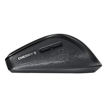 Мишка CHERRY Stream ергономична безшумна Comfort, 6 бутона, Оптичена (4000dpi), Bluetooth/Wireless, черна