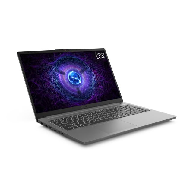 Лаптоп Lenovo LOQ 15IAX9E, Intel Core i7-12650HX 14C (3.3/4.7 GHz, 24MB Cache)), 15.6" (39.62 cm) FHD IPS 144Hz Anti-Glare Display, NVIDIA GF RTX 4050 6GB, 16GB DDR5, 512GB M.2 NVMe SSD, Free DOS