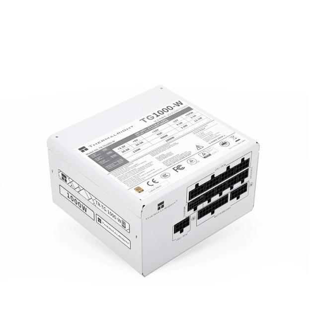 Захранване Thermalright TG-1000 White 1000W, Active PFC, ATX 3.0, 80 PLUS Gold