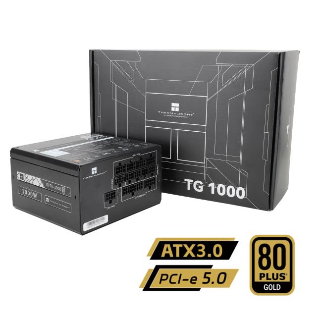 Захранване Thermalright TG-1000, 1000W, Active PFC, ATX 3.0, 80 PLUS Gold