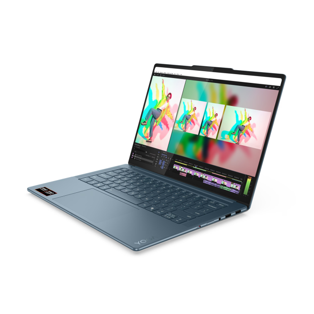 Лаптоп Lenovo Yoga Pro 7 14ASP10, AMD Ryzen AI 9 365  10C (2.0/5.0GHz, 24MB Cache), 14.5" (36.83cm) OLED 3K, 100Hz, 32GB LPDDR5X, 1TB SSD NVMe, Windows 11 Home