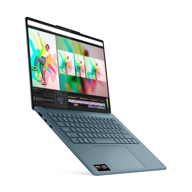 Лаптоп Lenovo Yoga Pro 7 14ASP10, AMD Ryzen AI 9 365  10C (2.0/5.0GHz, 24MB Cache), 14.5" (36.83cm) OLED 3K, 100Hz, 32GB LPDDR5X, 1TB SSD NVMe, Windows 11 Home