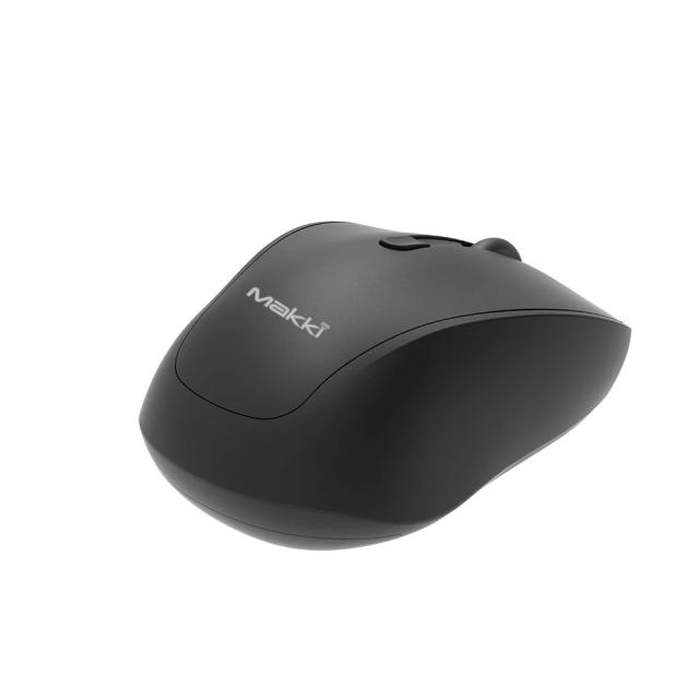 Мишка MAKKI MSX-2408 Silent, оптична 1600dpi, Wireless, USB Type-C, черна
