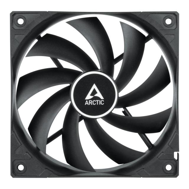 Комплект вентилатори ARCTIC F12 PWM 120 mm, 4-Pin (PWM), 5 броя, Черен