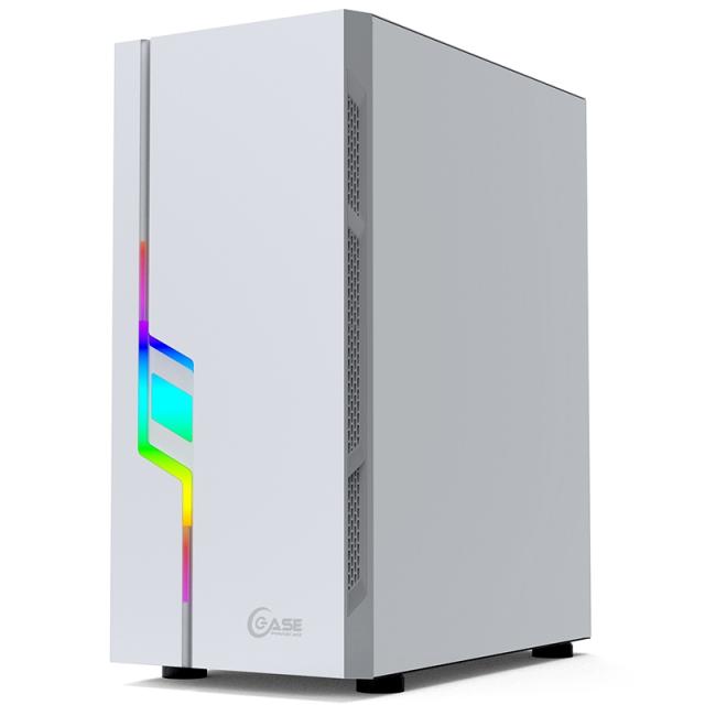 Кутия за компютър PowerCase JX188-7-W RGB