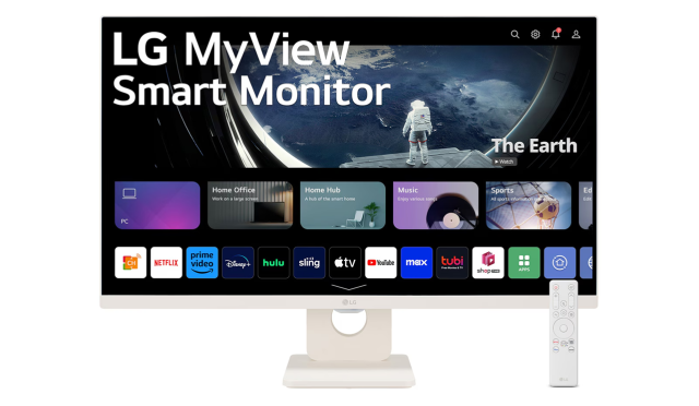 Монитор LG Smart 27U511SA-W, 27" (68.58cm) FHD IPS, Anti-Glare, 100Hz, 5ms, 1300:1, 250cd/m2, USB-A, HDMI