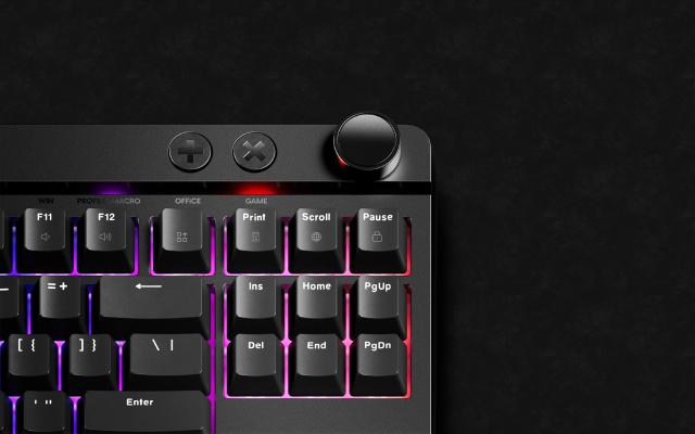 Клавиатура Pulsar геймърска механична клавиатура Professional Gaming Mechanical Keyboard Xboard MS TKL ANSI, Red Cherry Switch, RGB, Black