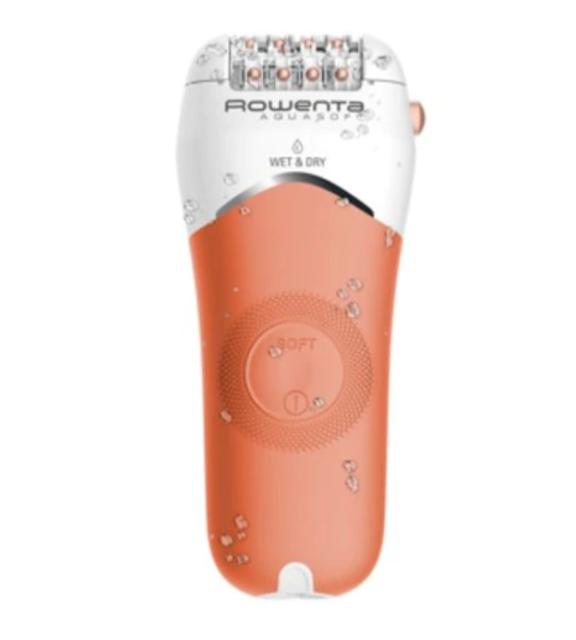 Епилатор Rowenta EP4920F0, Wet & Dry Aquasoft, 3 in 1 epilator/ shaver/ trimmer, advanced epilation technology, 24 hygenic stainless steel tweezers & 0.8mm tweezers opening, hair guiding system, 31mm head, soft touch body, removable head, cordless us