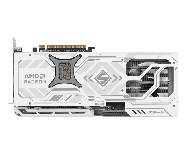 Видео карта ASRock AMD Radeon RX 9070 XT Steel Legend 16GB GDDR6, 256-bit, HDMI, 3x DP