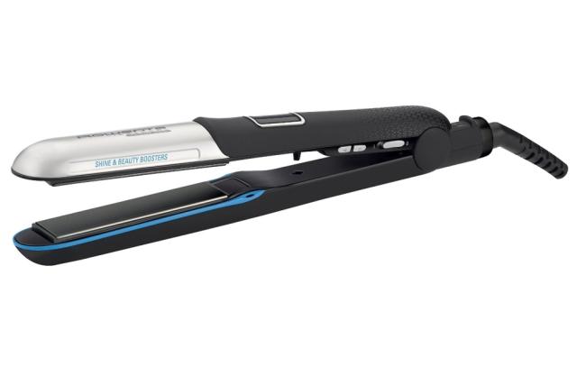Преса Rowenta SF6220D0, Liss & Curl ultimate style, Hair straightener, 5 Temperature settings, Ultrashine NANO CeramicTM soleplate, Ceramic microparticles, Ionization, Security locking system