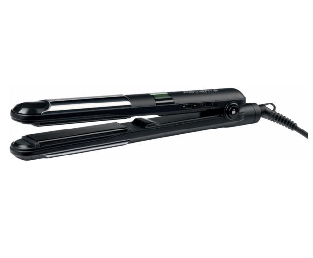 Преса Rowenta SF4210F0, Liss&Curl, temp setting (95-230C), ionic generator, ceramic coating, coll tip, LCD, lock system