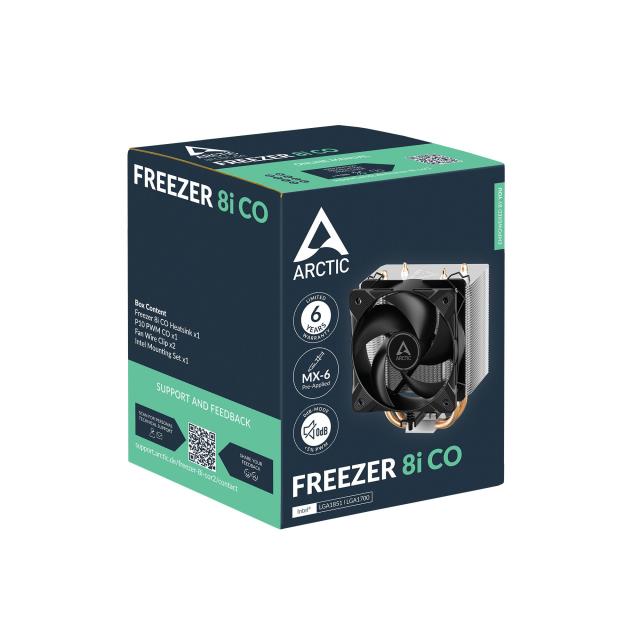 Охладител за процесор ARCTIC Freezer 8i CO, 4-Pin - LGA1700/1851