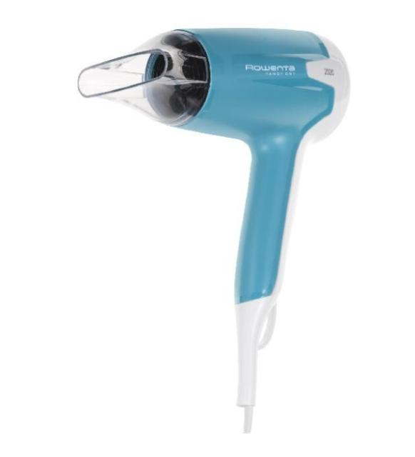 Сешоар Rowenta CV1630F0, Handy Dry Beauty Effiwatts, 1600W (2000effiwatts), compact, 2temp settings, cool air, concetrator