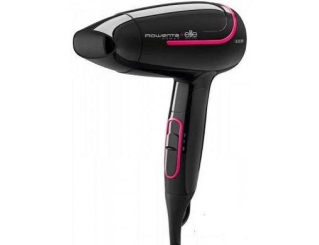 Сешоар Rowenta CV3312F0, Nomad, 1600W, Foldable, Dual voltage (110-127V/220-240V), 2 settings