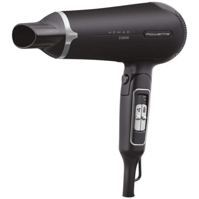 Сешоар Rowenta CV4750F0, Male Beauty Hair dryer Nomad: 2200W, foldable handle, 6 settings, cool air shot concentrator